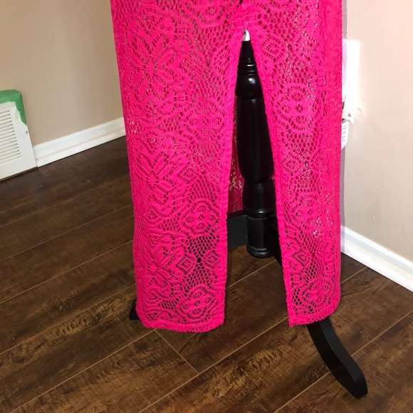 3 for $15 ❤️Hotpink long dress - Picture 7 of 14